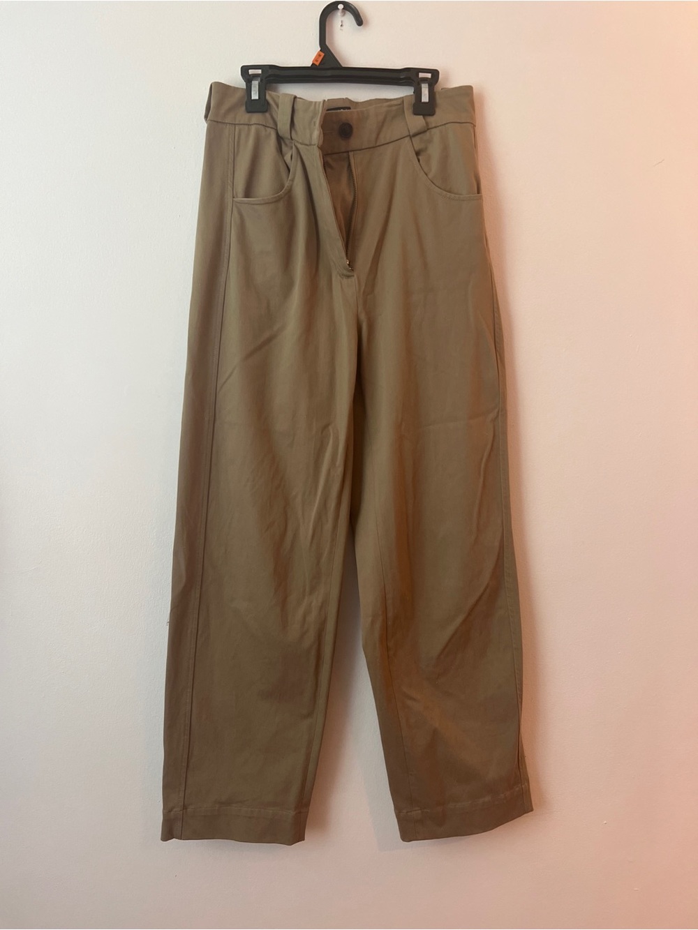 Frank and Oak Straight Leg Tan Pants